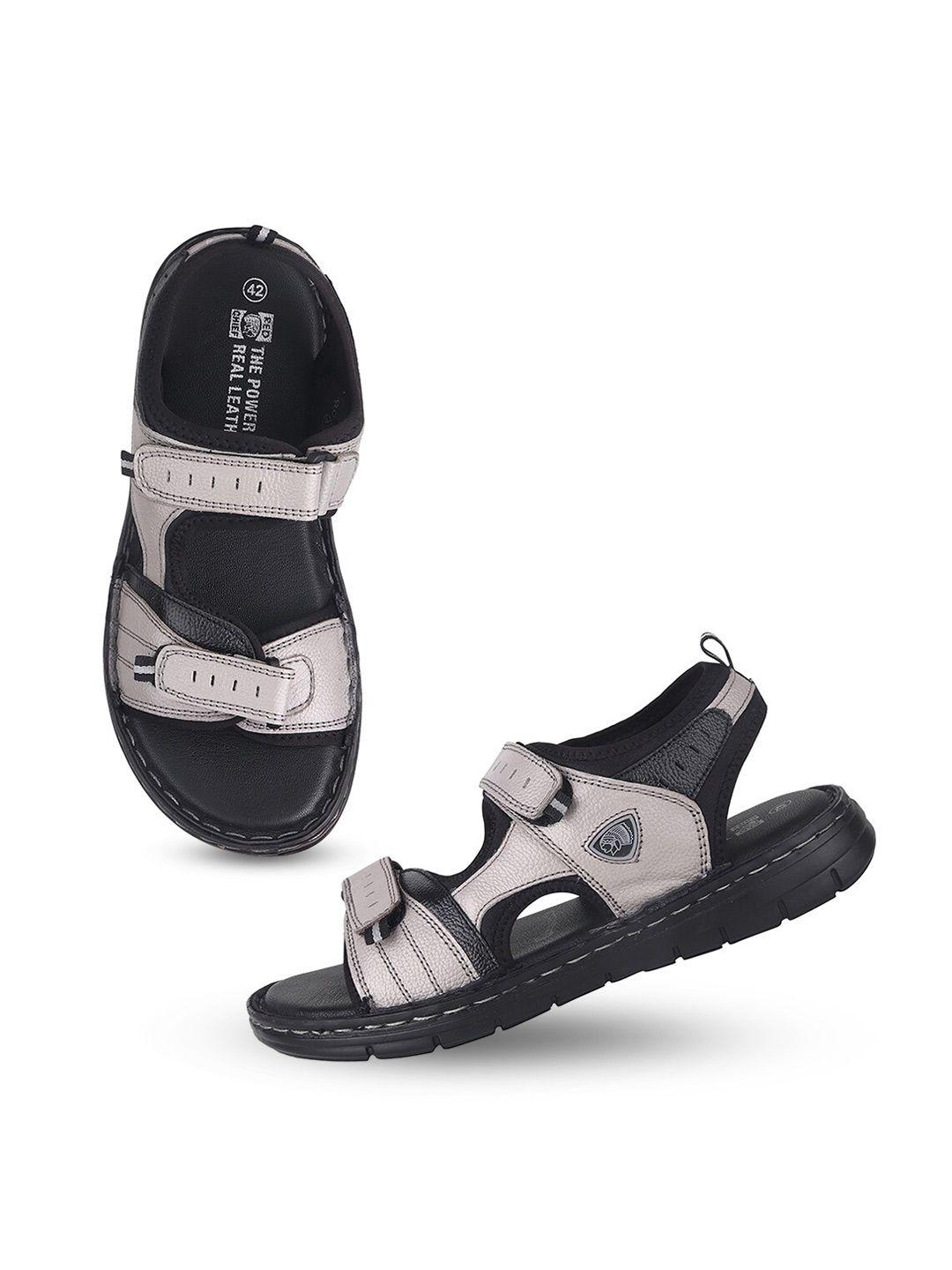 red chief men leather sport sandals
