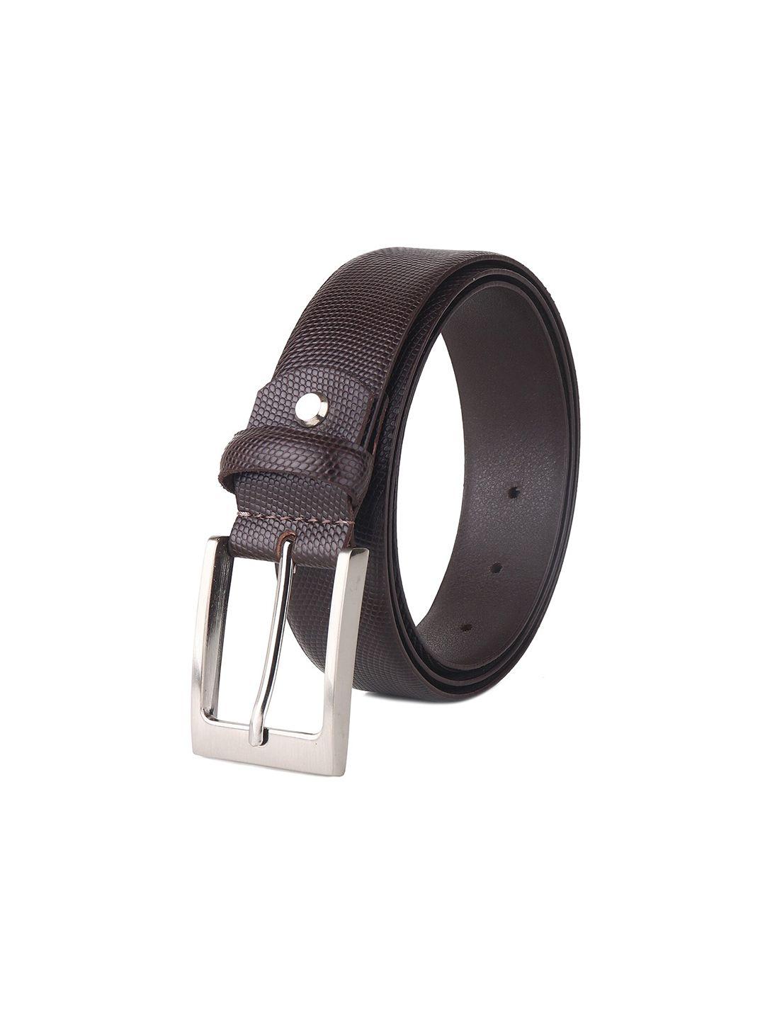 red chief men textured leather formal belt