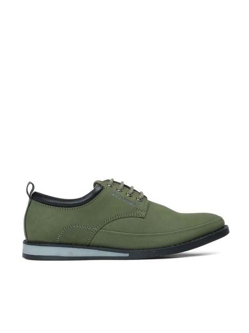 red chief men's green derby shoes