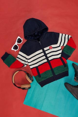 red stripe sweater