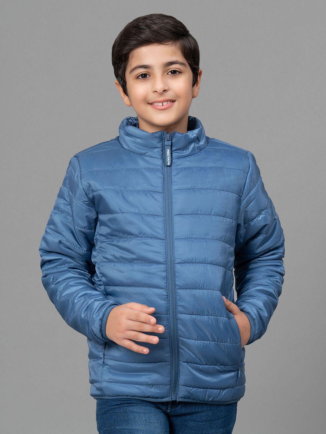 red tape boys blue solid padded jacket