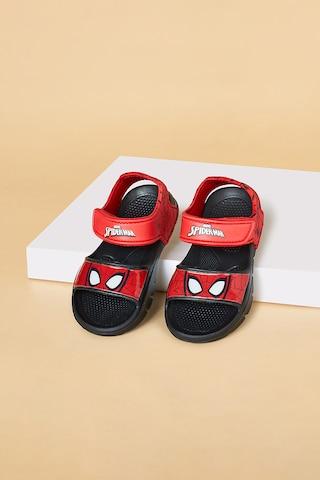 red  casual boys clog shoes