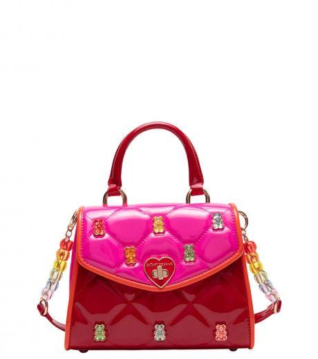 red beary sweet mini satchel