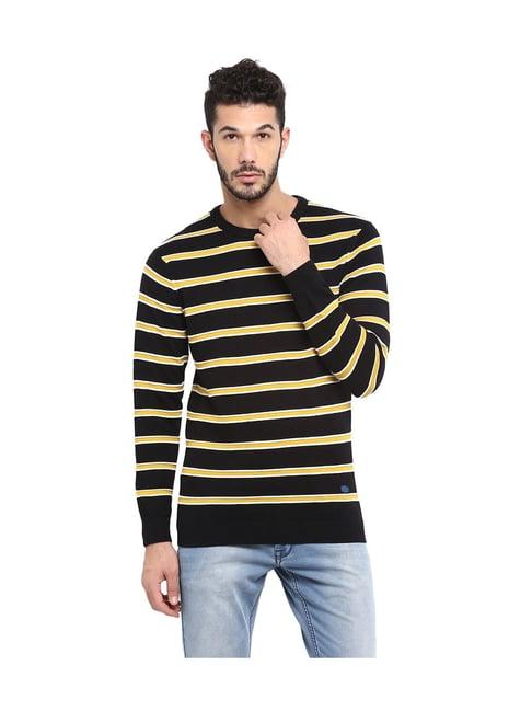 red chief black and yellow stripes cotton sweater