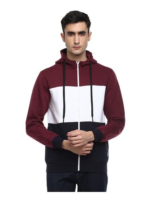 red chief maroon hooded sweatshirt