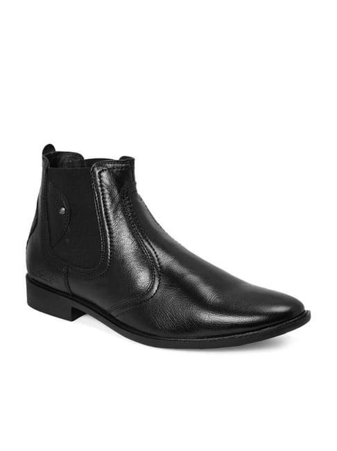 red chief men's black chelsea boots