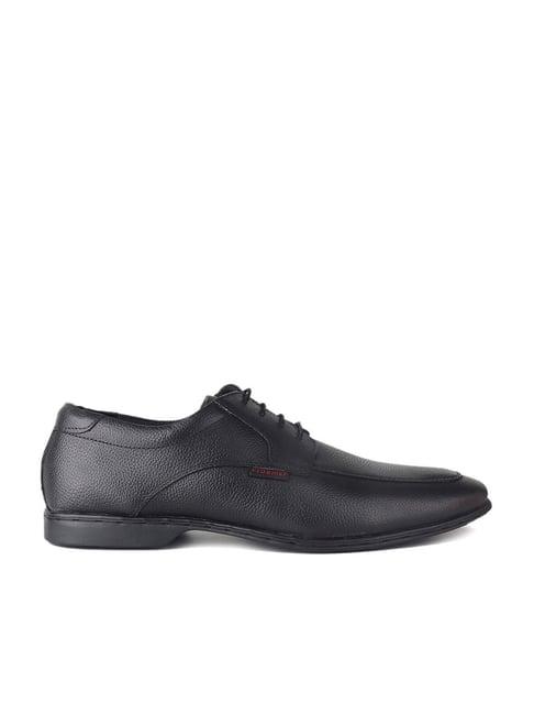 red chief men's black derby shoes