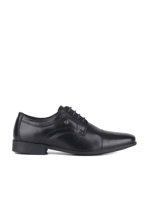 red chief men's black derby shoes