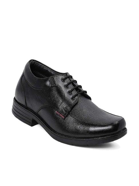 red chief men's black derby shoes