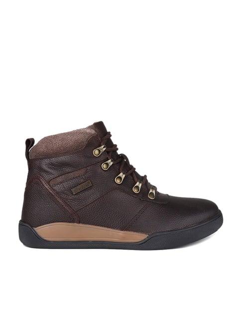 red chief men's brown casual boots