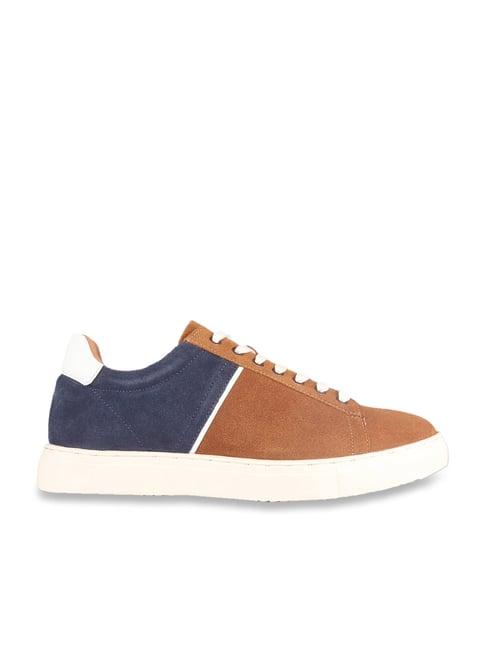 red chief men's brown casual sneakers