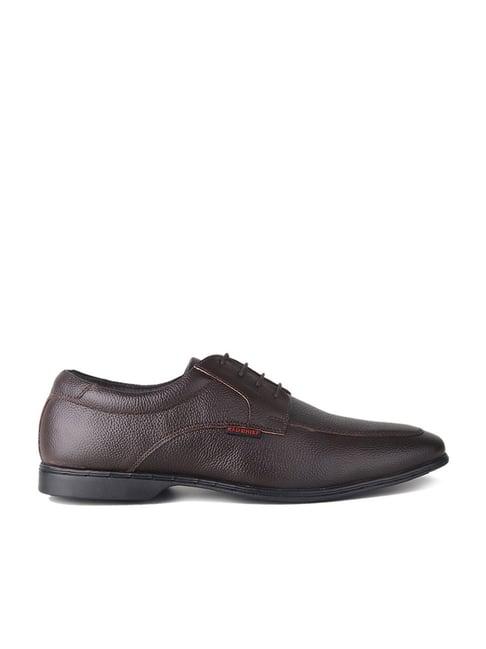 red chief men's brown derby shoes