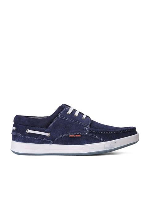 red chief men's navy boat shoes