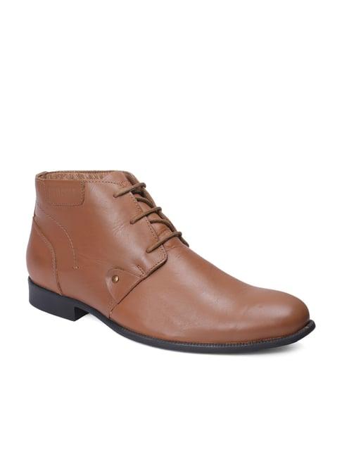 red chief men's tan chukka boots