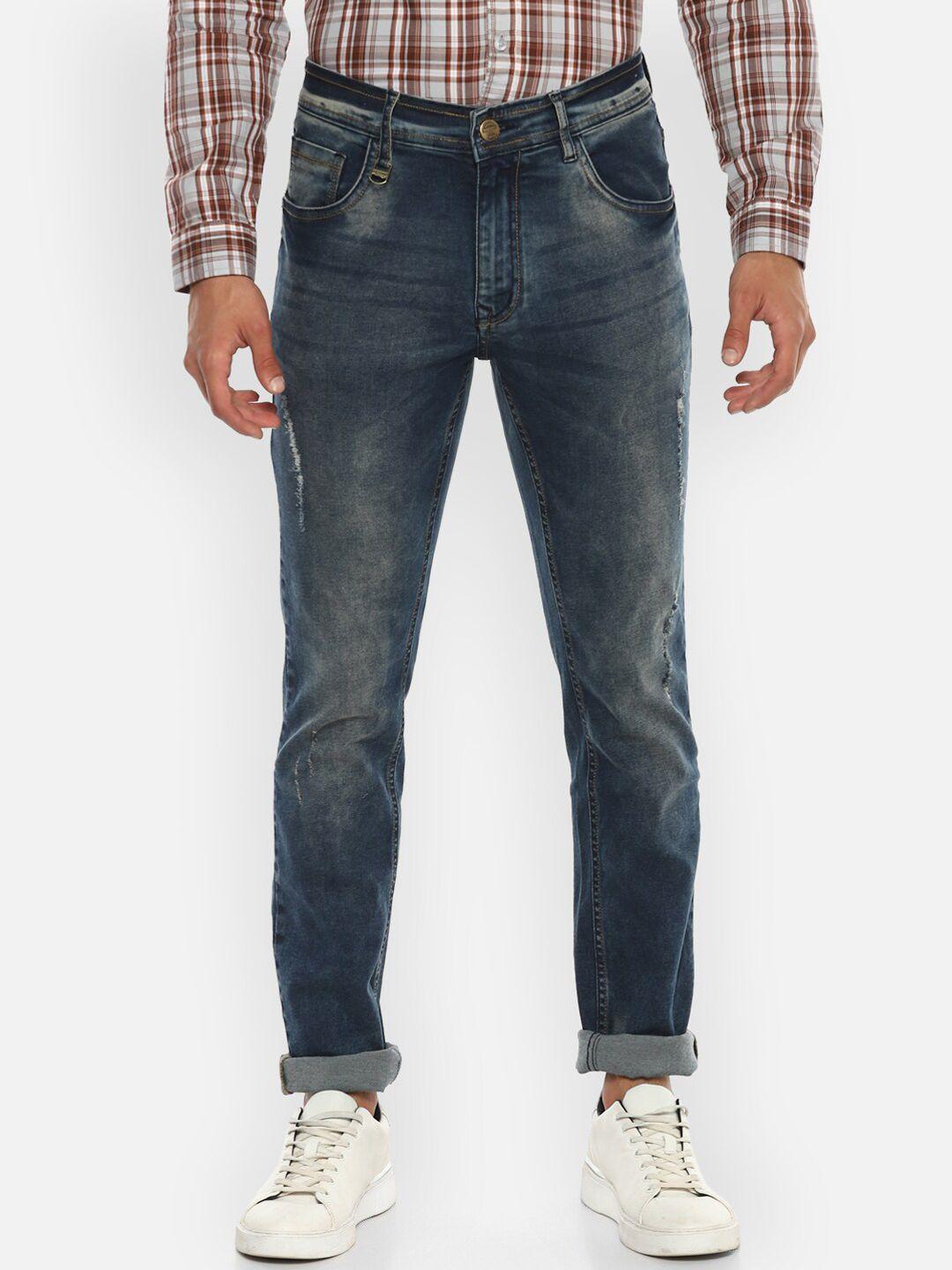 red chief men blue mildly distressed heavy fade stretchable jeans
