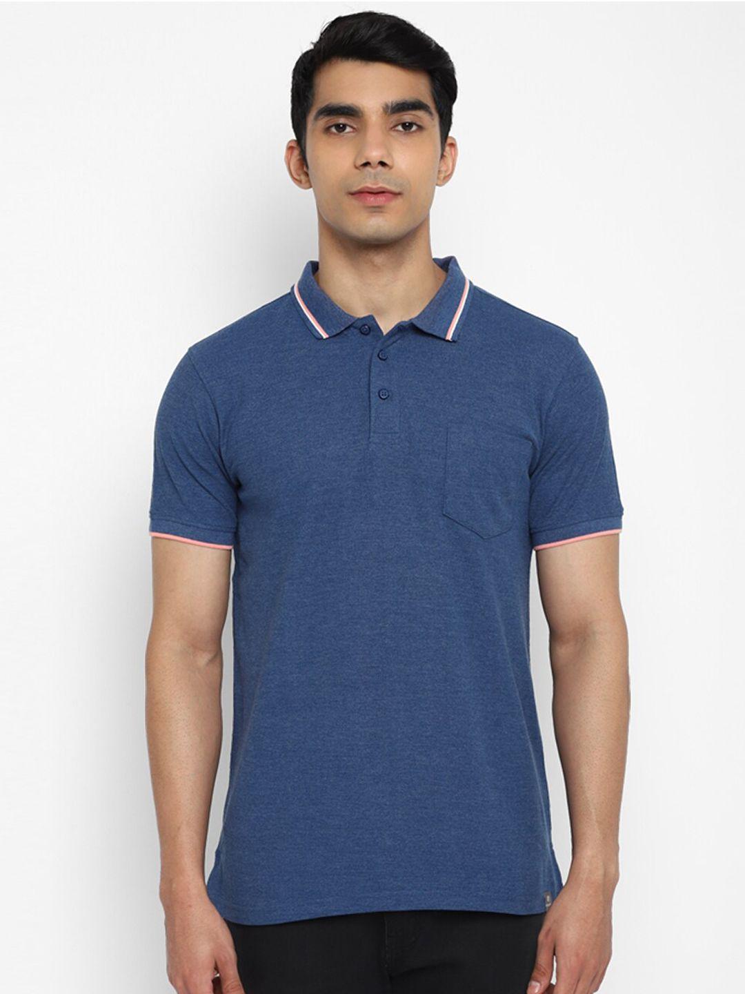 red chief men blue polo collar t-shirt