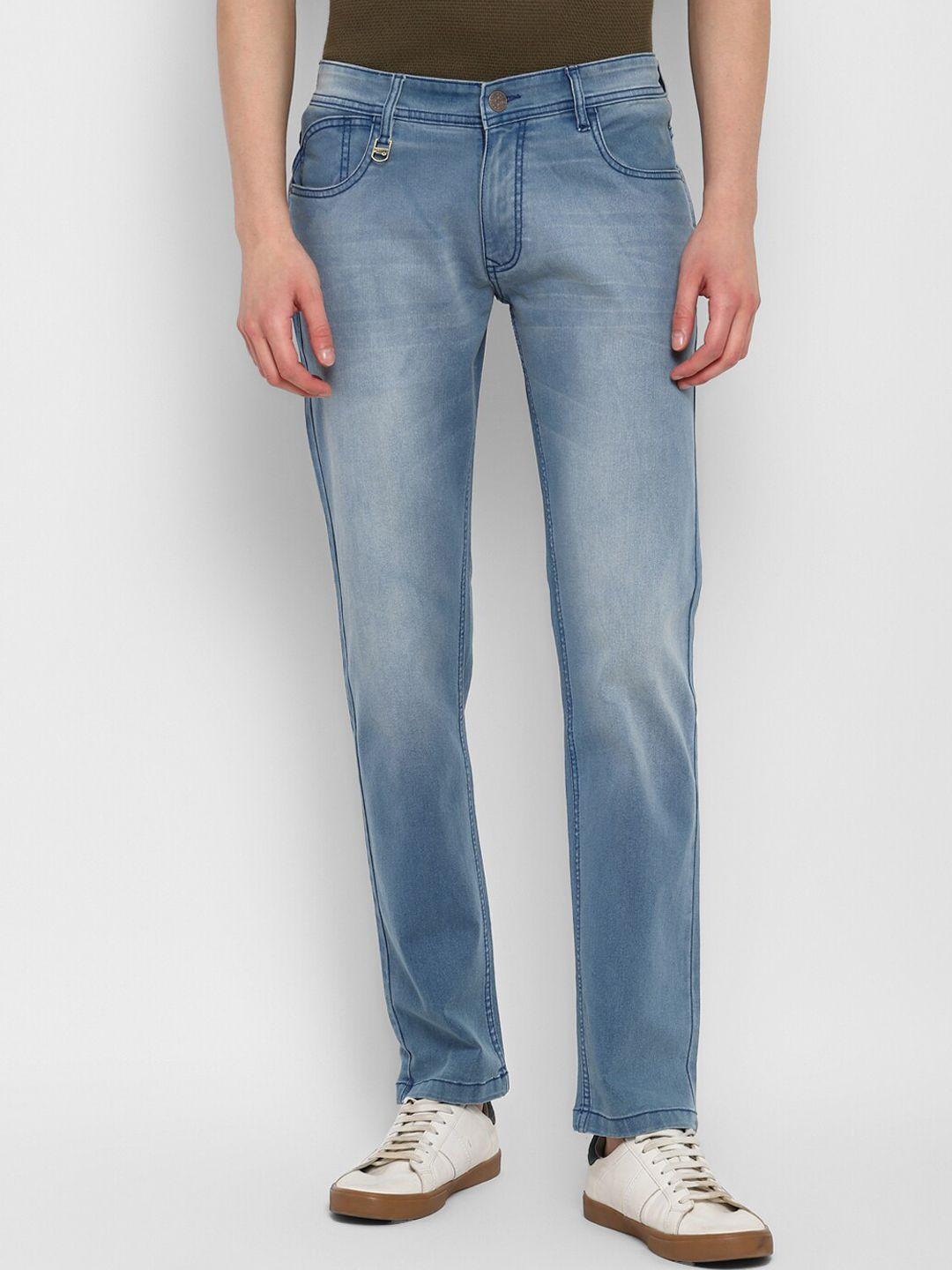red chief men blue slim fit heavy fade jeans