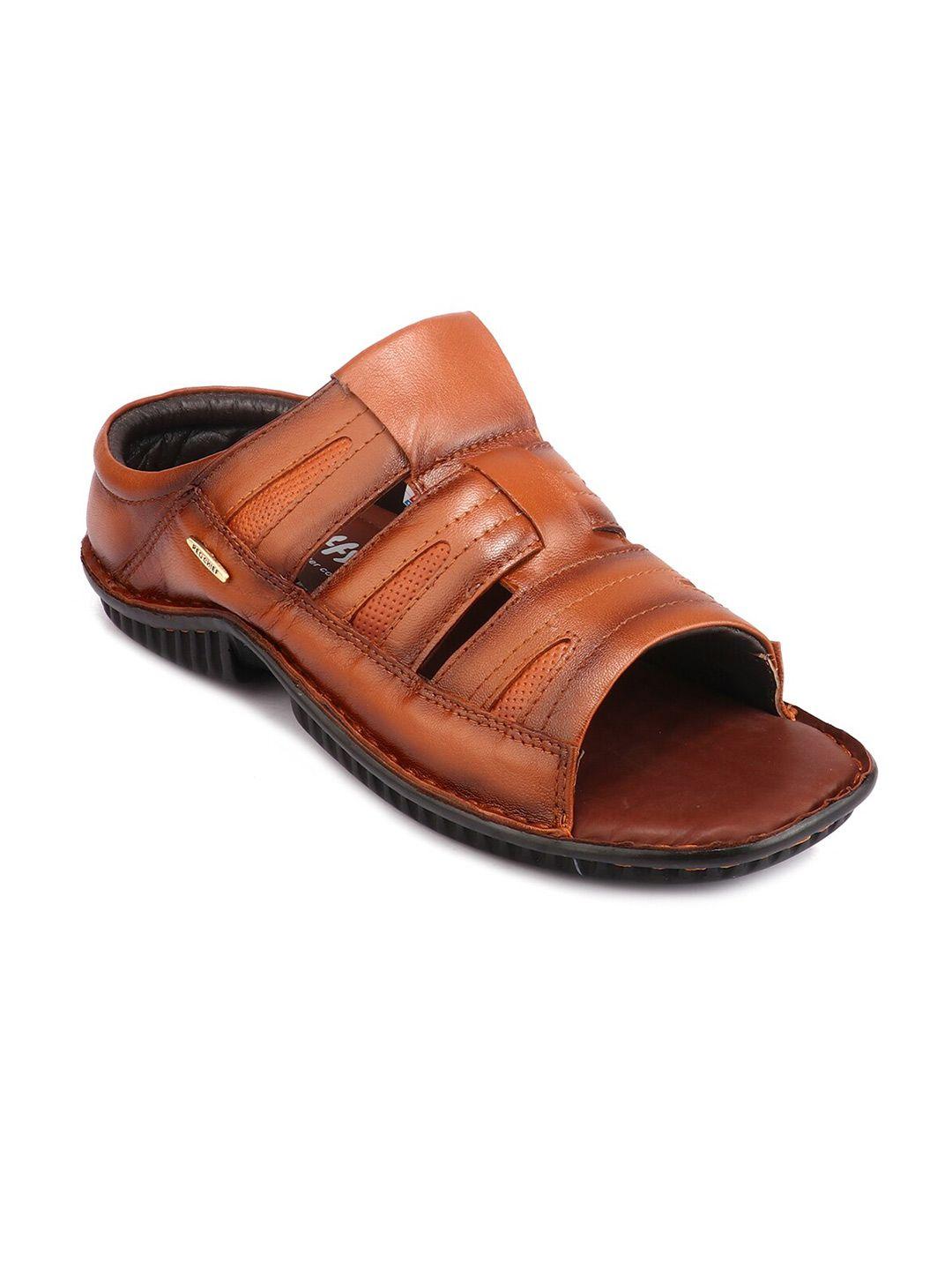 red chief men brown comfort sandals