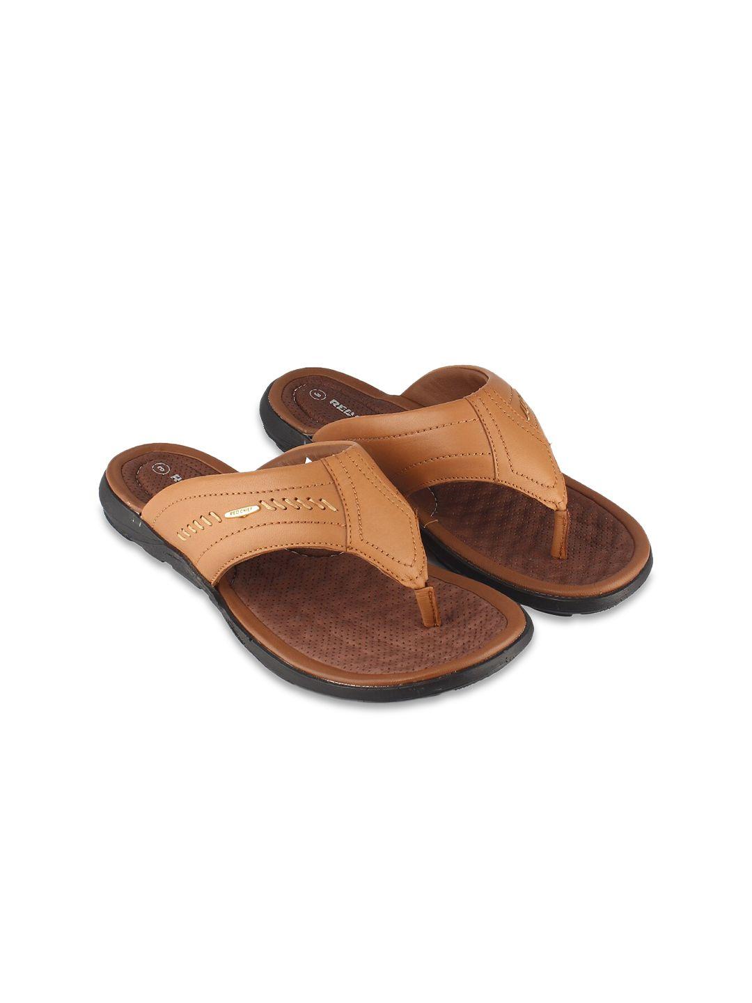 red chief men brown thong flip-flops