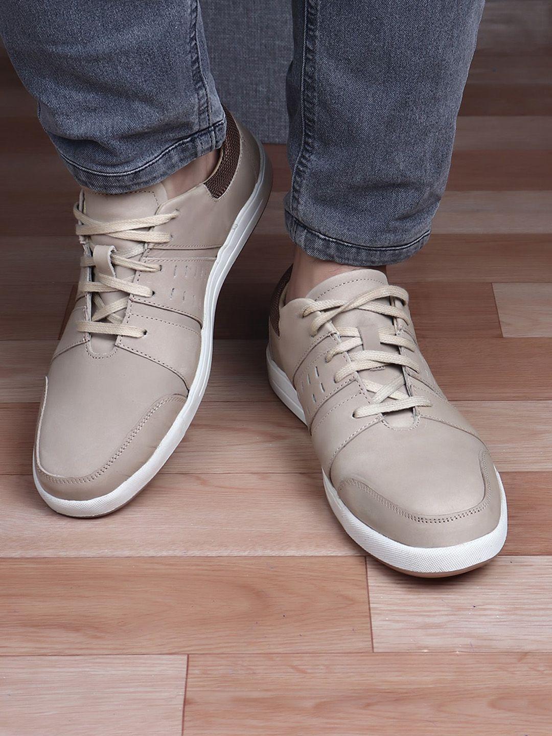 red chief men comfort insole leather sneakers