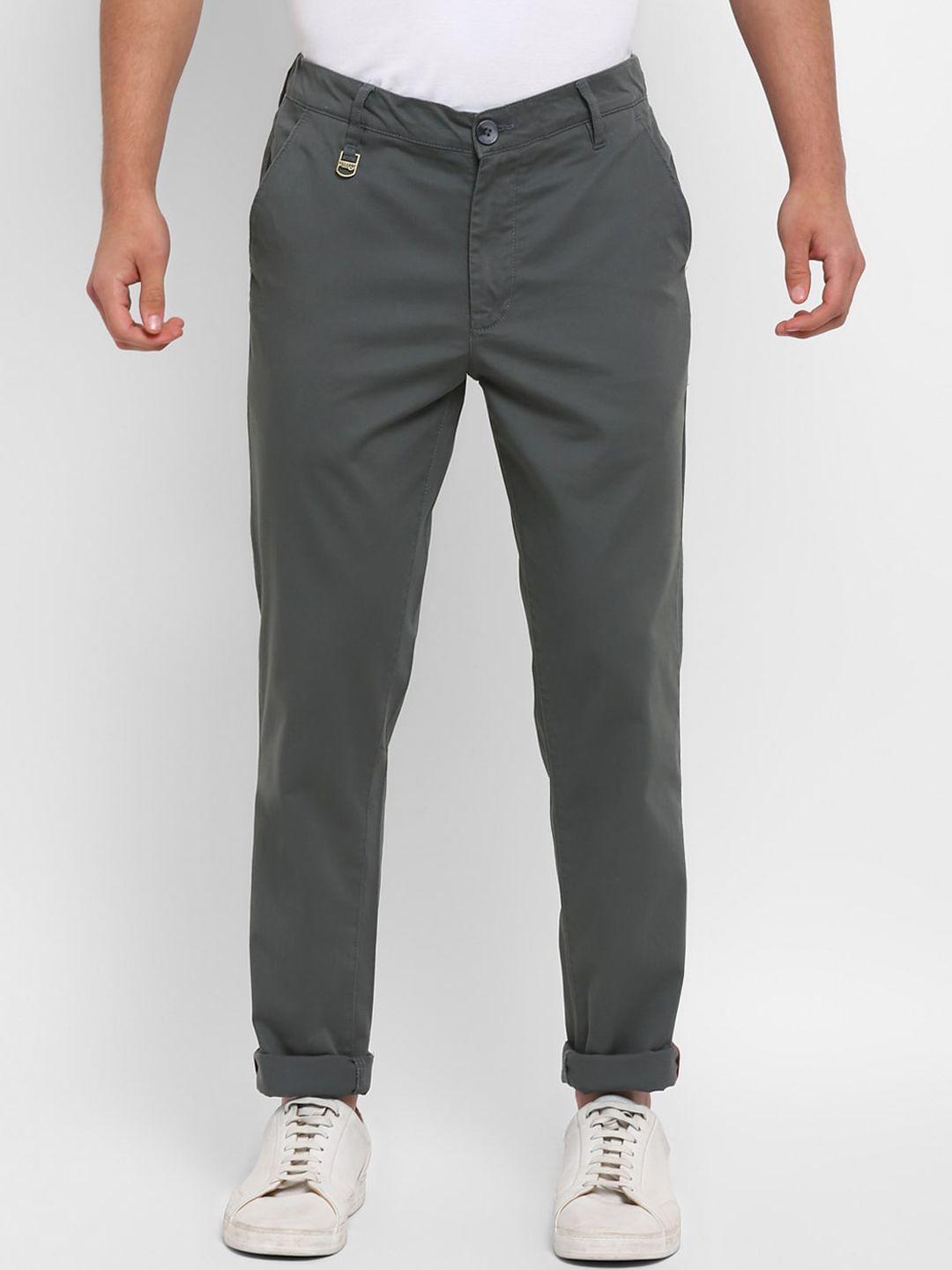 red chief men cotton regular fit trousers