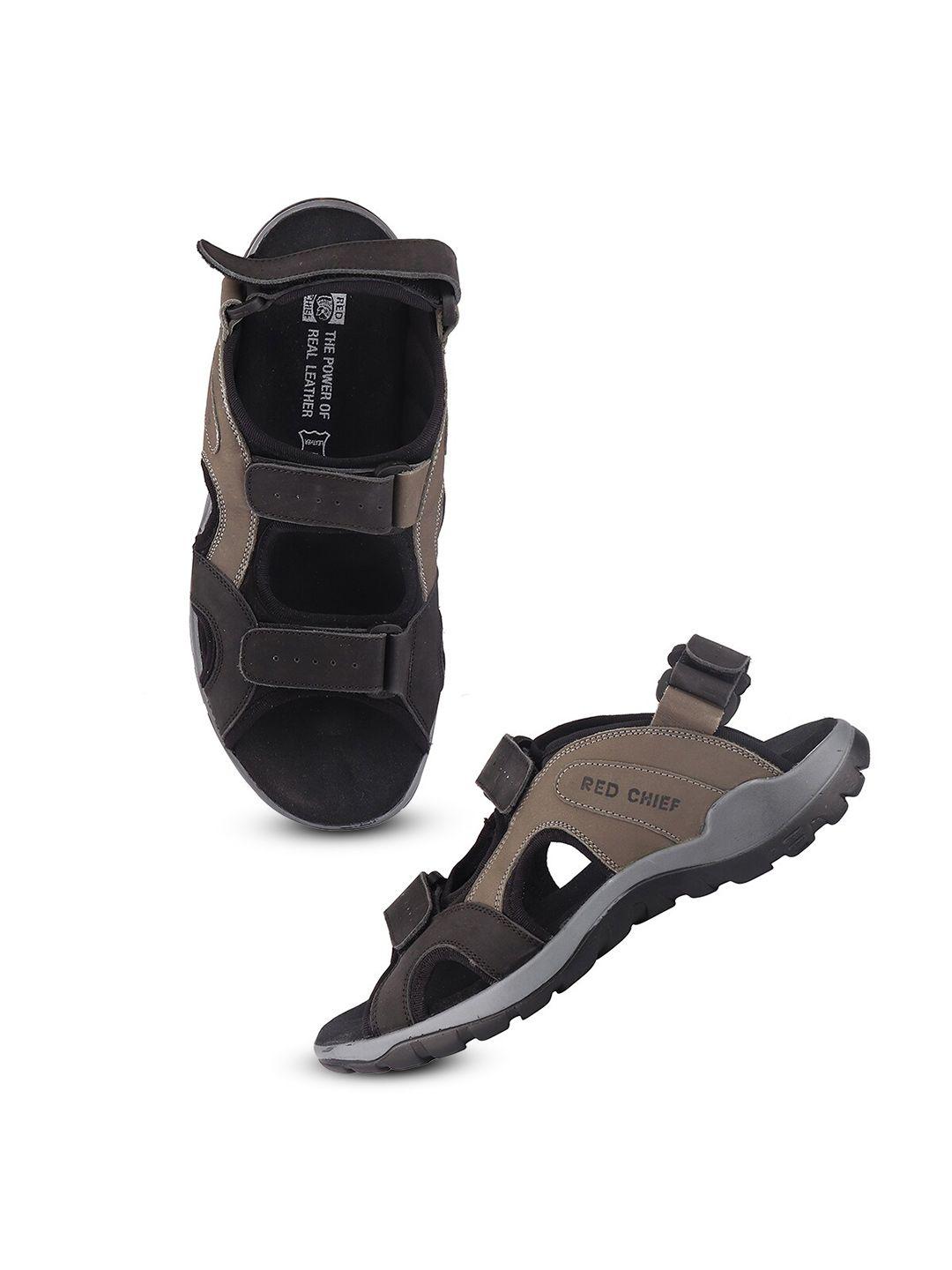 red chief men leather comfort sandals