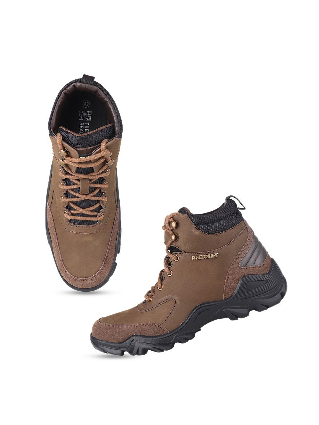 red chief men leather hiking boots