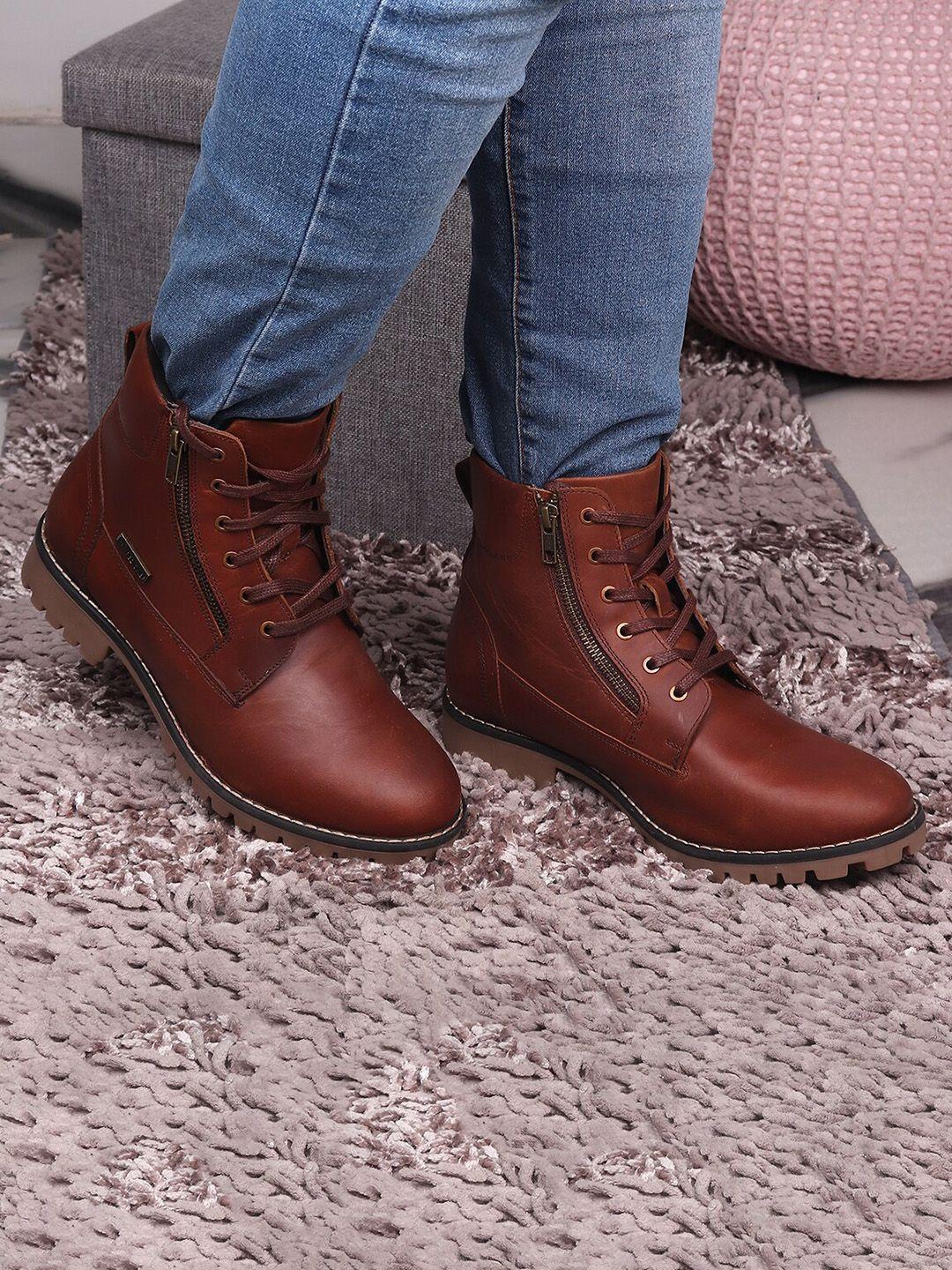 red chief men leather regular boots