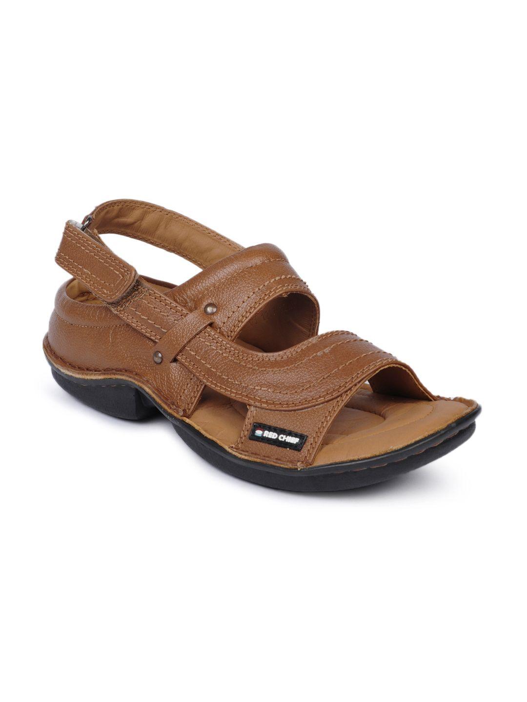 red chief men tan sandals