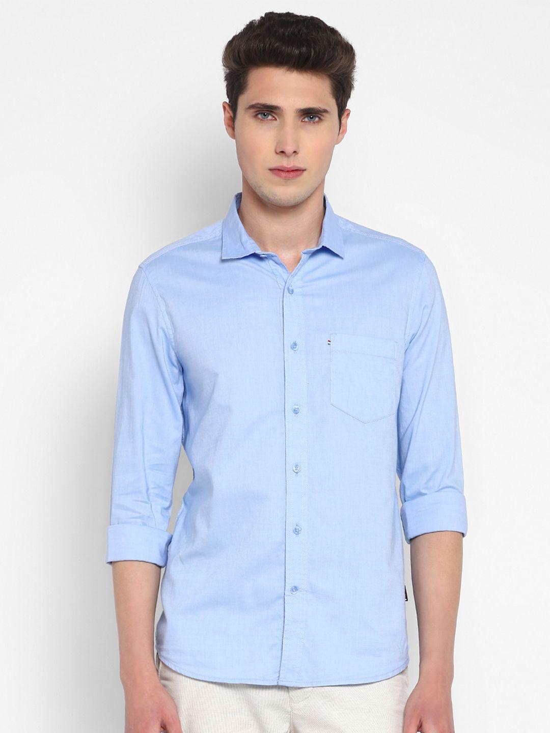 red chief slim fit casual cotton shirt