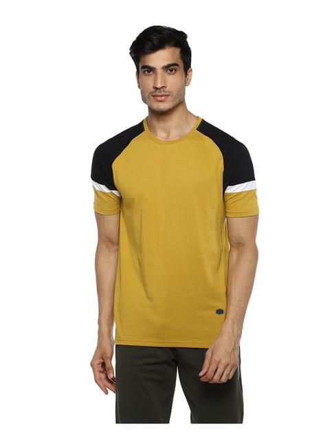 red chief yellow regular fit t-shirt