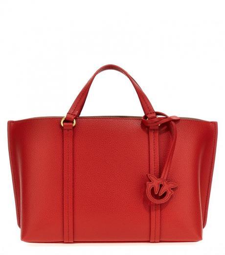 red classic tote bag