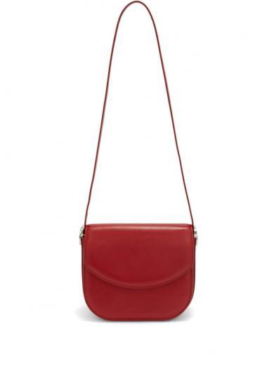 red coin medium leather shoulder bag