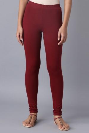 red cotton lycra tights