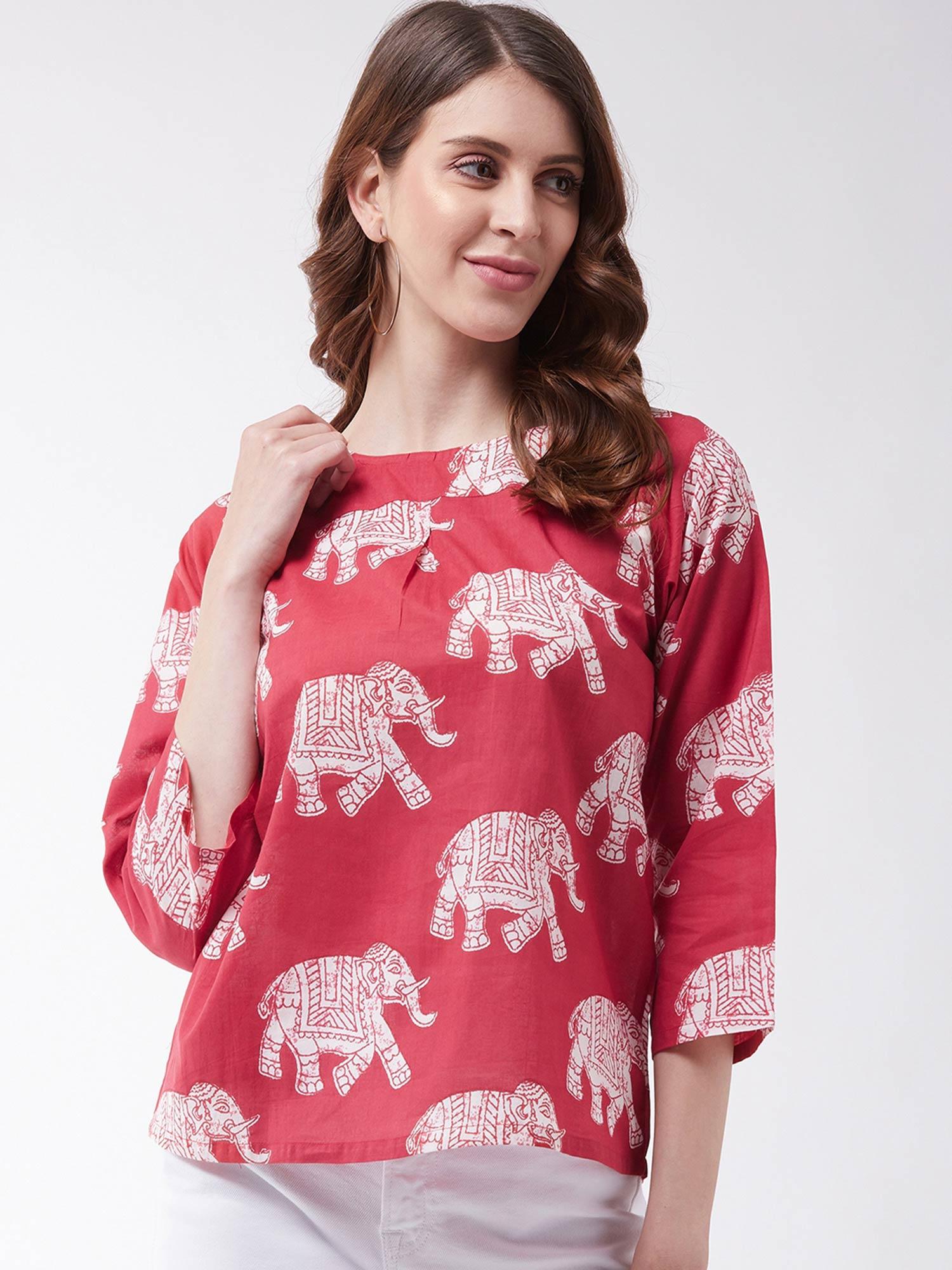 red elephant top