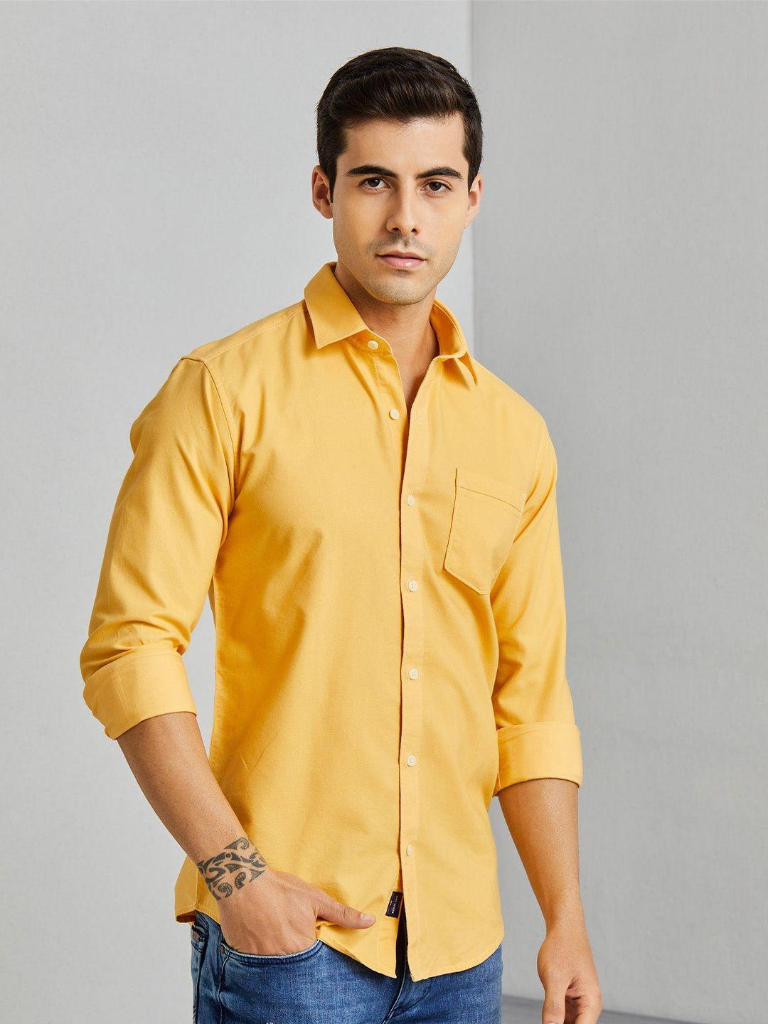 red flame men opaque casual shirt