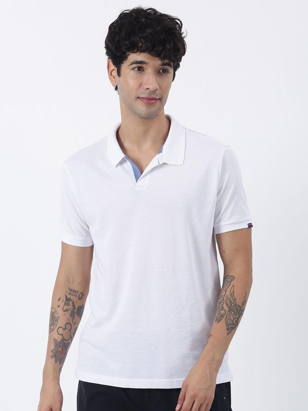 red flame men polo collar pockets t-shirt