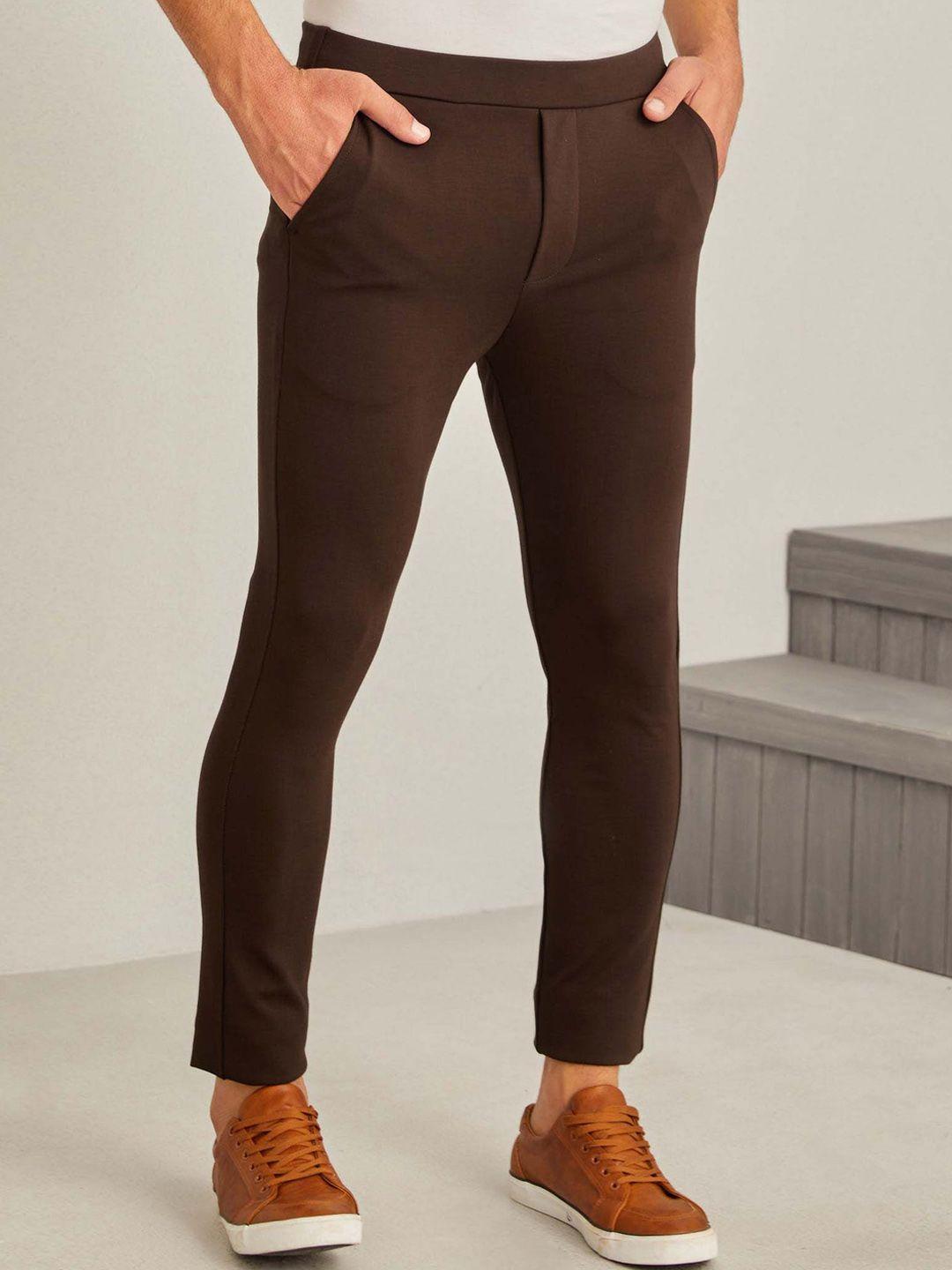 red flame men stretchable chinos trousers