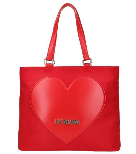 red golden logo large tote
