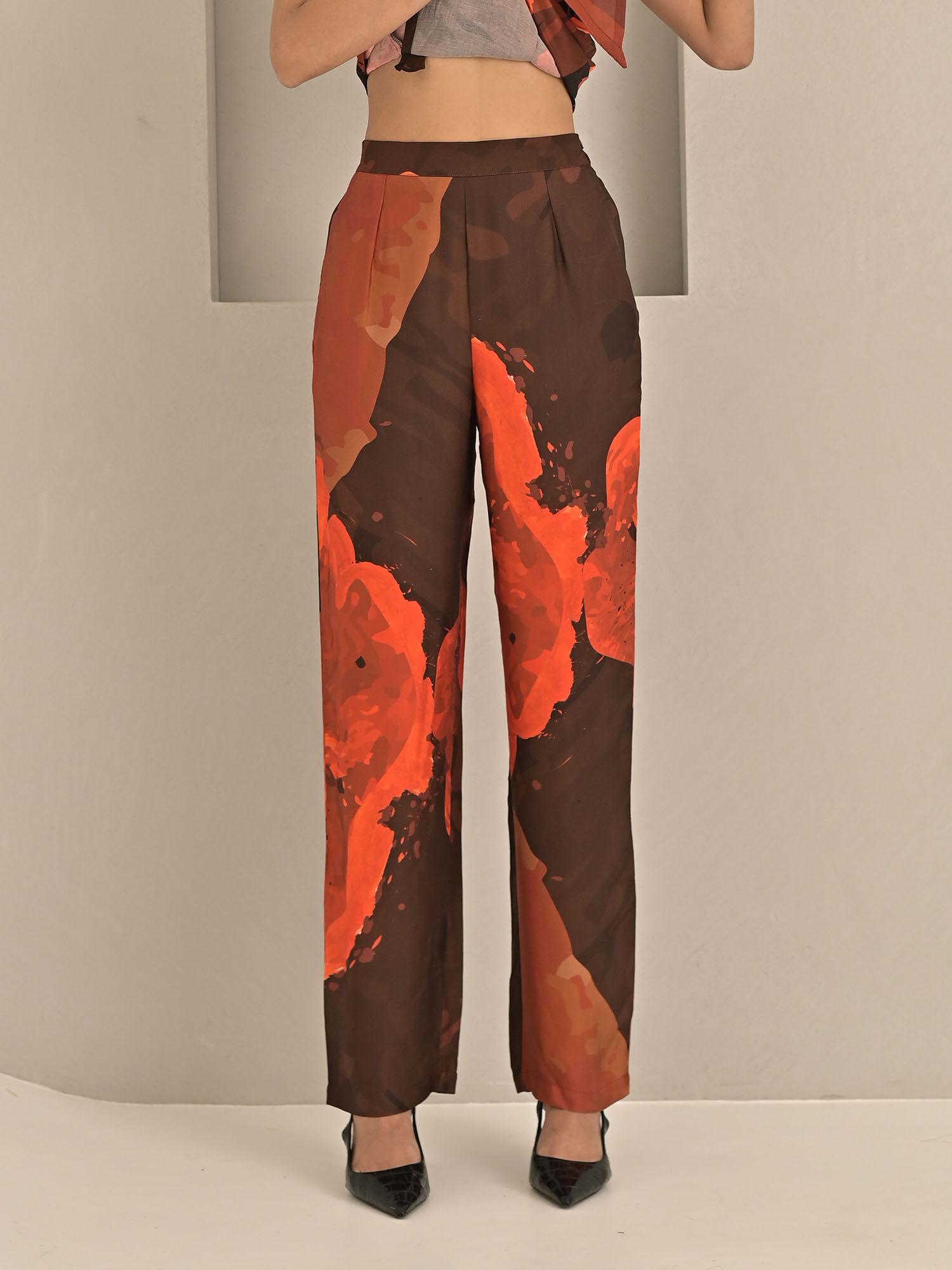 red harper straight pants