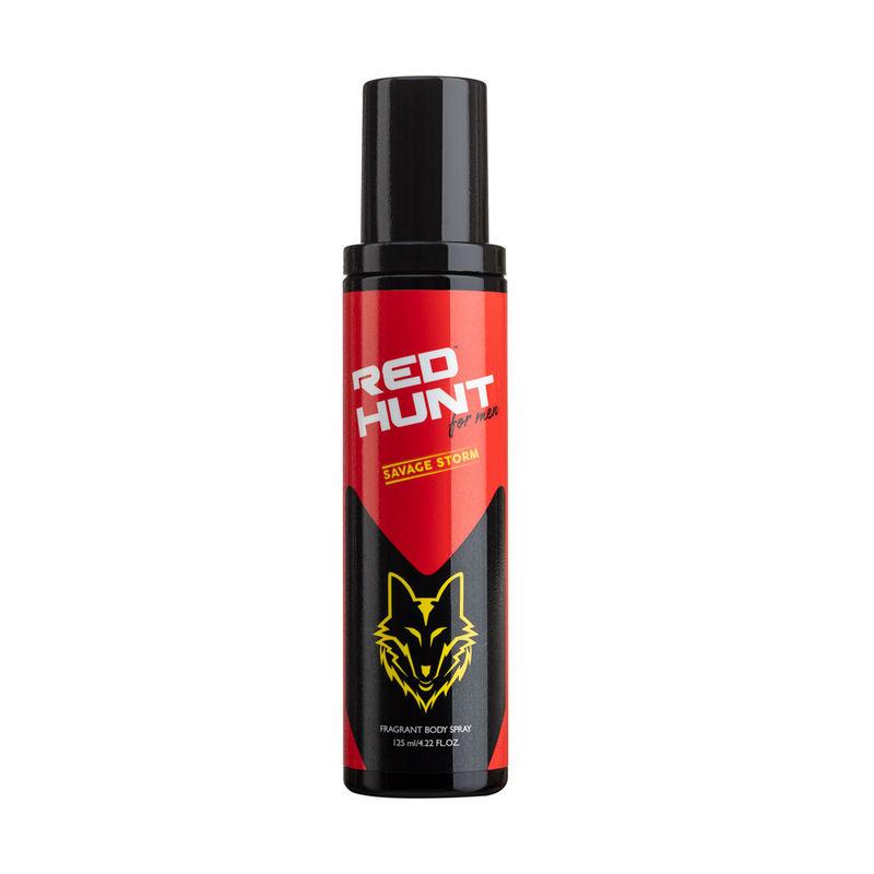 red hunt savage storm fragrant body spray for men