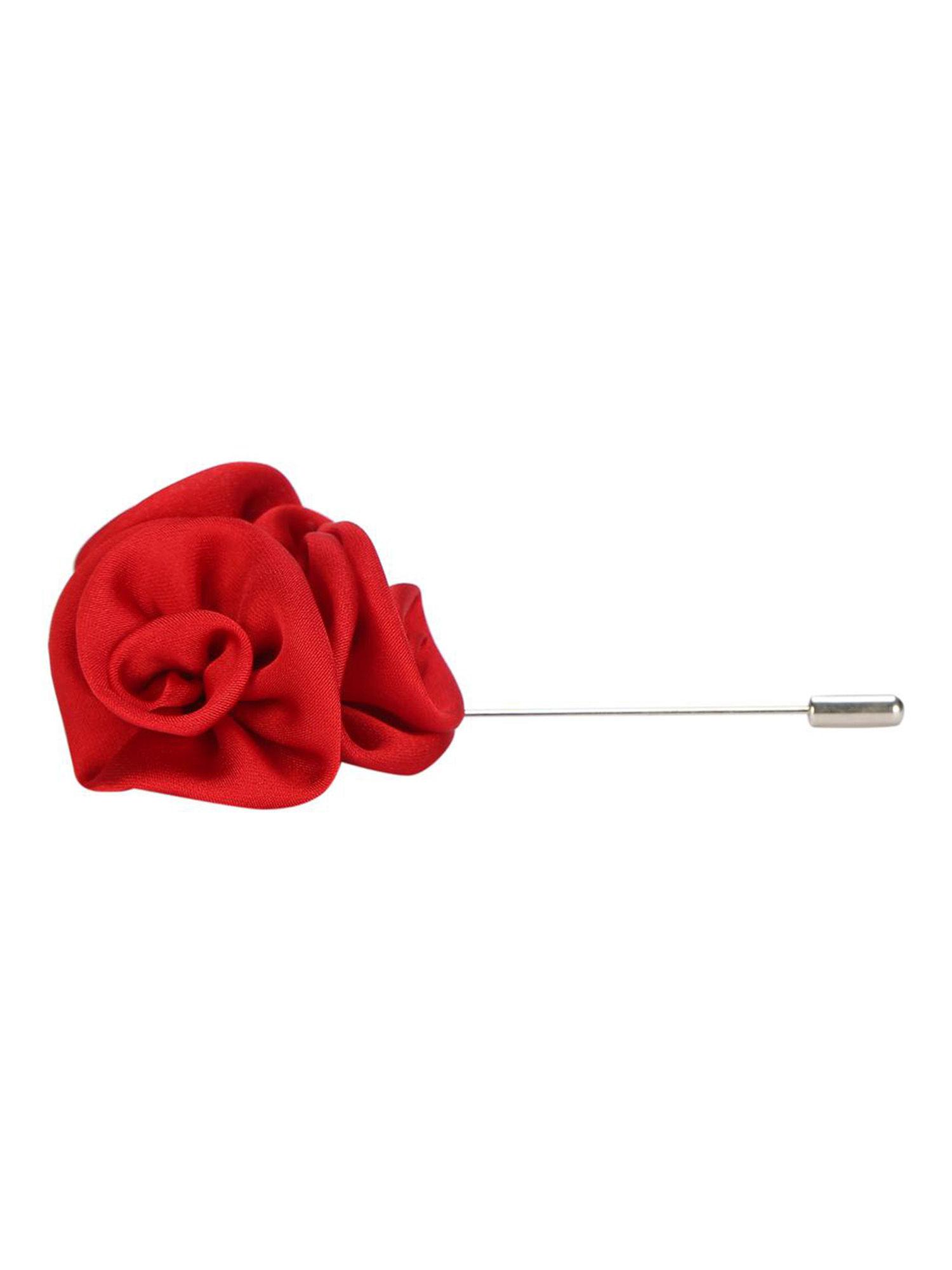 red lapel pin
