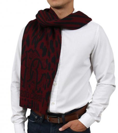 red leopard print scarf