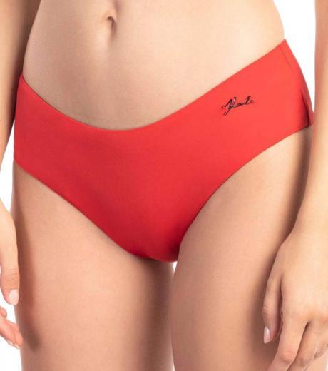 red logo bikini bottom