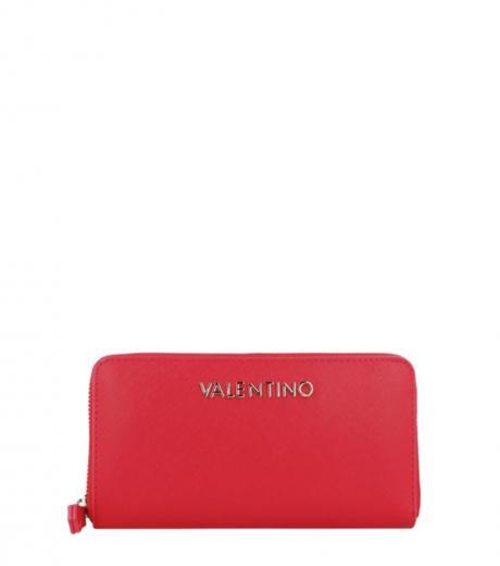 red logo wallet