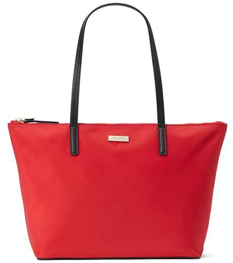 red may street lida large tote
