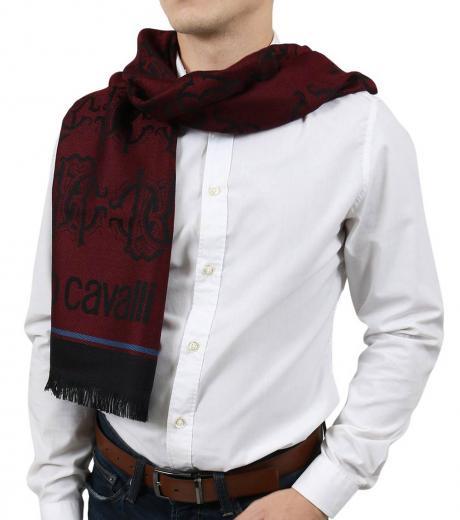 red modish logo scarf