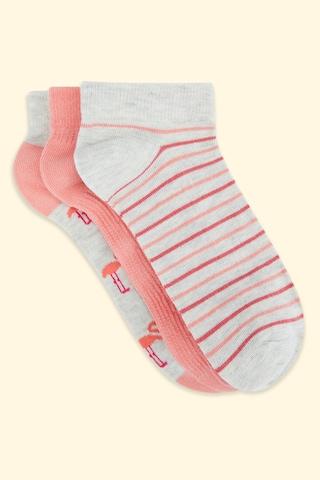 red multi design cotton nylon spandex socks