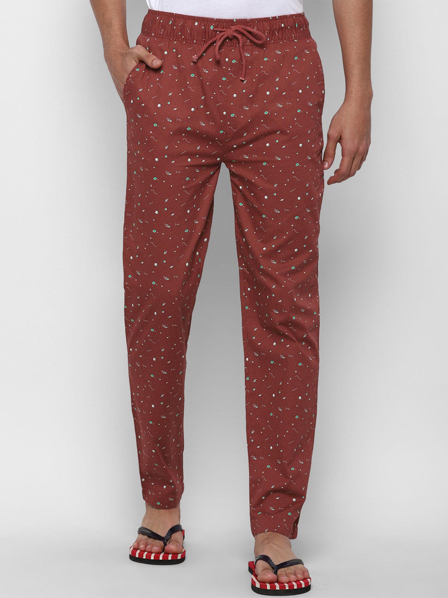 red printed pyjama red