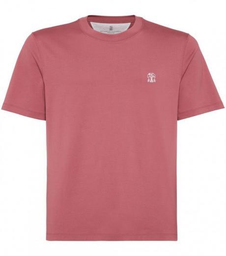 red red logo cotton t-shirt